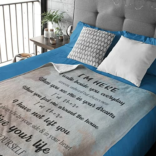 Yamco Bereavement Gifts Blanket - In Memory Of Loved One Gifts - Sympathy Gift For Loss Of Mother- Memorial Gifts 60"x 50" - Memorial Gifts For Loss Of Father - Dog Memorial Gifts - Remembrance Gifts Color 1 7 Yamco Bereavement Gifts Blanket - In Memory Of Loved One Gifts - Sympathy Gift For Loss Of Mother- Memorial Gifts 60"x 50" - Memorial Gifts For Loss Of Father - Dog Memorial Gifts - Remembrance Gifts Color 1 - Image 5