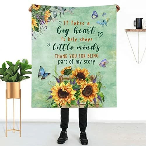 FAIVHSO Teacher Appreciation Gifts Flannel Soft Fleece Bed Blanket For Teachers Happy Retirement Gifts 50x60in 6 FAIVHSO Teacher Appreciation Gifts Flannel Soft Fleece Bed Blanket For Teachers Happy Retirement Gifts 50x60in - Image 4