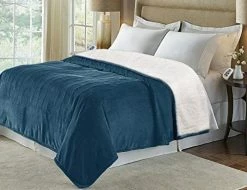 Marquess King Size Electric Blanket,Flannel Sherpa Washable And Comfortable Heated Blanket With 10 Heat Settings, Safety 10 Hours Auto-Off &Dual Temperature Dual Control By One Blanket(King, Navy) 18 Marquess King Size Electric Blanket,Flannel Sherpa Washable And Comfortable Heated Blanket With 10 Heat Settings, Safety 10 Hours Auto-Off &Dual Temperature Dual Control By One Blanket(King, Navy) -Electric Blankets Sales 2022 51UzKtwKCSL. AC