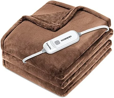 Eopecles Heated Blanket Electric Blanket Full Size, Reversible Flannel 72" X 84" For Full Bed, With 8 Hour Auto Off & 3 Heating Levels, Fast Heating Blanket-ETL Certification, Machine Washable,Grey 10 Eopecles Heated Blanket Electric Blanket Full Size, Reversible Flannel 72" X 84" For Full Bed, With 8 Hour Auto Off & 3 Heating Levels, Fast Heating Blanket-ETL Certification, Machine Washable,Grey - Image 8