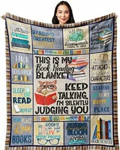 POQUSH Book Lovers Gifts Blanket 80"x60",Gifts For Book Lovers Women, Women Reading Gifts For Book Lovers,Book Reader Gifts,Book Club /Bookworm Gifts For Reading Lover Bookish,Literary Gifts Ideas 17 POQUSH Book Lovers Gifts Blanket 80"x60",Gifts For Book Lovers Women, Women Reading Gifts For Book Lovers,Book Reader Gifts,Book Club /Bookworm Gifts For Reading Lover Bookish,Literary Gifts Ideas -Electric Blankets Sales 2022 51Var5XBsnL. AC 1