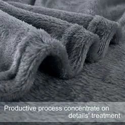 Uxcell Flannel Fleece Blanket Queen Size - Soft Lightweight Plush Microfiber Bed Blanket For Sofa Or Couch, Machine Washable Blankets Fleeces, Dark Gray 78x90 Inch -Electric Blankets Sales 2022 51VkUdyLTDL
