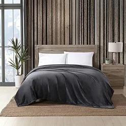 Eddie Bauer - Twin Blanket, Ultra Plush Bedding, Lightweight Home Decor For All Seasons (Grey, Twin) -Electric Blankets Sales 2022 51Vqe3Qxe L. AC