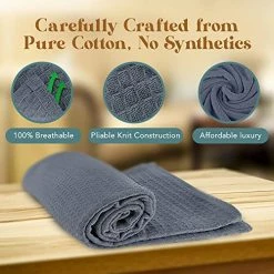 Jmr Usa Inc. JMR 100% Cotton Twin Blanket-Waffle Weave Hotel Throw Blankets Great For All Seasons Upgrade Your Home Decor With Hypoallergenic Soft Quilt For Bed, Couch & Sofa (Blue, Twin 66 X 90) 19 Jmr Usa Inc. JMR 100% Cotton Twin Blanket-Waffle Weave Hotel Throw Blankets Great For All Seasons Upgrade Your Home Decor With Hypoallergenic Soft Quilt For Bed, Couch & Sofa (Blue, Twin 66 X 90) -Electric Blankets Sales 2022 51WKf9eGUfL