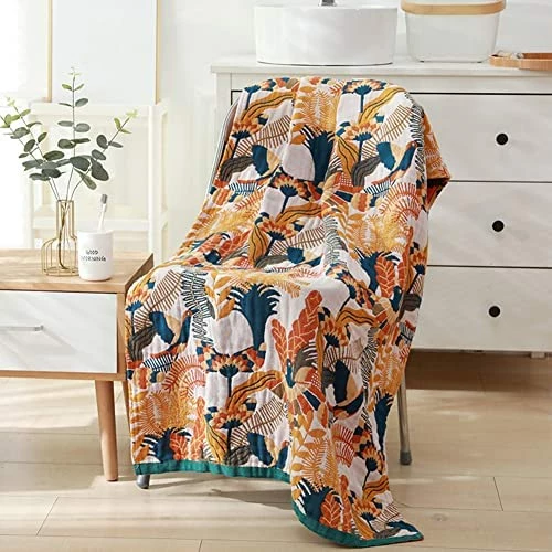 JOOJA Gauze Blanket Cotton Blanket Muslin Soft Blanket Beach Towel Blanket Bath Towels Boho Blanket For Chair Couch 60x31 Rose 8 JOOJA Gauze Blanket Cotton Blanket Muslin Soft Blanket Beach Towel Blanket Bath Towels Boho Blanket For Chair Couch 60x31 Rose - Image 6