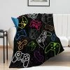 BVCRF Gaming Flannel Blanket Gamer Gamepad Throw Blanket 3D Print Ultra Soft Home Decor Comfortable Bedding For Sofa Bed Couch Travel 50"X40" Color 2 1 BVCRF Gaming Flannel Blanket Gamer Gamepad Throw Blanket 3D Print Ultra Soft Home Decor Comfortable Bedding For Sofa Bed Couch Travel 50"X40" Color 2 -Electric Blankets Sales 2022 51WsH8NJ6iL