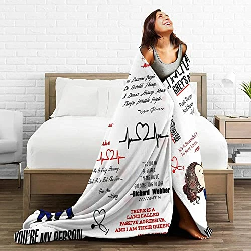 JIADIEHOO Grey's Anatomy Printed Soft Wool Blanket, Mattress, Sofa, Travel Car Seat, Warm Blanket For Home Decoration 4 JIADIEHOO Grey's Anatomy Printed Soft Wool Blanket, Mattress, Sofa, Travel Car Seat, Warm Blanket For Home Decoration - Image 2
