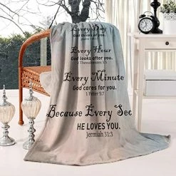 Vignul Inspirational Healing Blanket, Unique Sympathy Gifts, Comfort Gifts For Cancer Patients, Motivational Gifts For Mastectomy Patients (60x50, Black) -Electric Blankets Sales 2022 51X7OX59EkL. AC