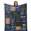 Zolumy Math Teacher Gift, Math Gifts, Math Teacher Appreciation Gifts, Retirement Gift For Math Teacher, Graduation Gifts For Math Lovers, Math Lovers Birthday Gifts, Math Gift For Men/Women, Blanket 60X50in