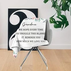 Valporia Grandma Blanket From Grandkids Mothers’ Day Grandma Gifts From Grandchildren Last Minute For Grandma Gifts For Grandma From Granddaughter Grandson Grandma Birthday Gifts Beige-mom -Electric Blankets Sales 2022 51X8ADFyRbL