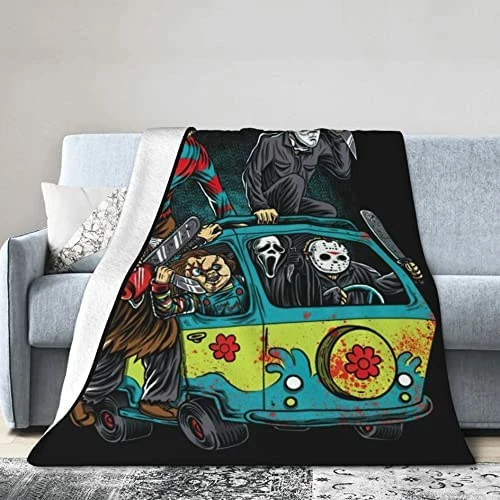 Kevcuwl Halloween Michael Myers Horror Movie Fashionable And Comfortable Super Soft Micro-Pile Blanket, Thermal Blanket For Adult Children's Bed 9 Kevcuwl Halloween Michael Myers Horror Movie Fashionable And Comfortable Super Soft Micro-Pile Blanket, Thermal Blanket For Adult Children's Bed - Image 7