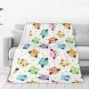 Junong Cute Cartoon Owl Print Blanket Soft Fleece Warm Plush Dog Blankets Lightweight Decorative Travel Throw Blanket For Couch Sofa Bed Living Dorm Room Home Décor All Season 60"x50" 1 Junong Cute Cartoon Owl Print Blanket Soft Fleece Warm Plush Dog Blankets Lightweight Decorative Travel Throw Blanket For Couch Sofa Bed Living Dorm Room Home Décor All Season 60"x50" -Electric Blankets Sales 2022 51XFXGkqaSL