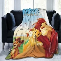 Atgzfdr Ultra Soft Simba The King Lion Blankets Warm Funny Cooling Blanket Fits Couch Sofa Bedroom Living Room For Women Mens 50 Inch X40 Inch , Black -Electric Blankets Sales 2022 51XK Ri5kWS. AC