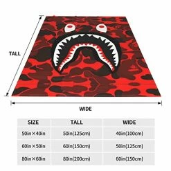 Dorekim Cartoon Printed Blanket Comfortable Four Seasons Flannel Fleece Blanket For Adults Boy Girl Soft Warm Plush Blanket For Bedroom Bed Sofa Chair Camping Travel 50"X40" Black3 -Electric Blankets Sales 2022 51XXA8CdLML