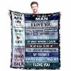 Tunkoo Gifts For Men Soft Blanket, Gifts For Husband Fathers Day From Wife, Anniversary For Him Birthday Husband Boyfriend Gifts Light Weight Flannel Blanket 60'' X 50'' To My Man -Electric Blankets Sales 2022 51XXyOB6gaL