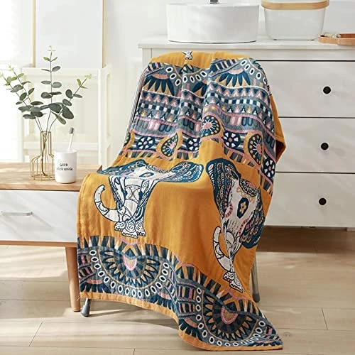 JOOJA Gauze Blanket Cotton Blanket Muslin Soft Blanket Beach Towel Blanket Bath Towels Boho Blanket For Chair Couch 60x31 Rose 12 JOOJA Gauze Blanket Cotton Blanket Muslin Soft Blanket Beach Towel Blanket Bath Towels Boho Blanket For Chair Couch 60x31 Rose - Image 10