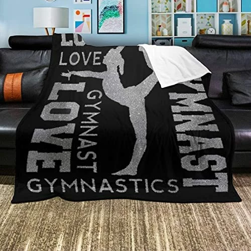 AUISS Plush Throw Velvet Blanket ME Love Gymnastics Gymnasts Thick Fleece Carpet Car Bed For Women Cozy Sleep Mat Pad Flannel Cover For All Season… 6 AUISS Plush Throw Velvet Blanket ME Love Gymnastics Gymnasts Thick Fleece Carpet Car Bed For Women Cozy Sleep Mat Pad Flannel Cover For All Season… - Image 4