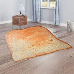 Sylfairy Bread Blanket, Burritos Tortilla Blanket, Realistic Burritos Wrap Novelty Blanket, Soft And Comfortable Giant Beach Blanket, Microfiber Bed Blankets For Kids And Adults (60"×50"(L×W), Bread) 60"-diameter,waffles -Electric Blankets Sales 2022 51XwKlHwpIL