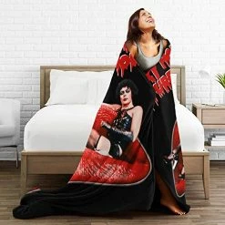 VIFUSAYA Fashion Blanket Sofa Chair Comfortable Warm Bed Blanket Funny Outdoor Blankets (50 In X 40 In, Black) -Electric Blankets Sales 2022 51YNpHwdhML