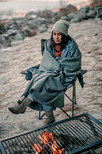 Stansport 1243 60-Inch X 80-Inch Wool Blanket (Gray) 9 Stansport 1243 60-Inch X 80-Inch Wool Blanket (Gray) - Image 7