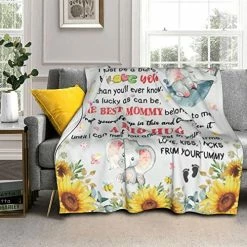 FAIVHSO New Mom Gifts For Women First Time Mom Gifts Mom To Be Blanket Promoted To Mom Flannel Soft Fleece Bed Blanket For New Mommy Pregnancy Gifts 50x60in -Electric Blankets Sales 2022 51Z3AoWJtWL