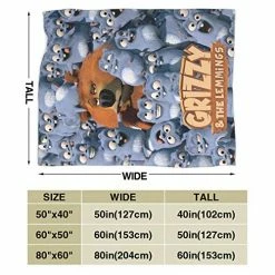 Hopynu Bear And The Lemmings Blankets, Lightweight All-Season Plush Blankets, Microfiber Fluffy Blankets (for Chairs/Beds/Sofas (50 In X 40 In) 12 Hopynu Bear And The Lemmings Blankets, Lightweight All-Season Plush Blankets, Microfiber Fluffy Blankets (for Chairs/Beds/Sofas (50 In X 40 In) -Electric Blankets Sales 2022 51ZXfrNmgcL