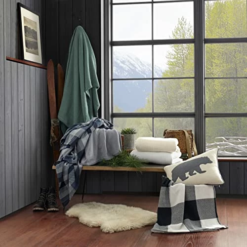 Eddie Bauer - King Blanket, Cozy Cotton Bedding, Home Decor For All Seasons (Windsor Blue, King) 5 Eddie Bauer - King Blanket, Cozy Cotton Bedding, Home Decor For All Seasons (Windsor Blue, King) - Image 3