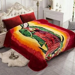 JYK Korean Faux Mink Fleece Blanket Queen 75" X 87", 5Pounds - 2 Ply Reversible Silky Soft Plush Warm Blanket For Autumn, Winter - Rose/Notre Dame Solid Color Pattern-grey -Electric Blankets Sales 2022 51ZkwTd6blL. AC