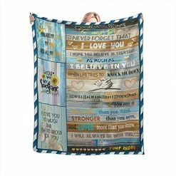 MPRUIU To My Son Blanket Gifts From Mom,Son Birthday Gifts From Mom,Flannel Blankets For Son Fill With Positive Encourage Love Words Of Love (60" X 50") Z5 To My Son -Electric Blankets Sales 2022 51ZzKvK50sL. AC