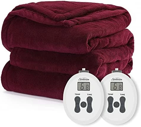 Sunbeam Royal Luxe Mushroom Heated Blanket - Queen 11 Sunbeam Royal Luxe Mushroom Heated Blanket - Queen - Image 9