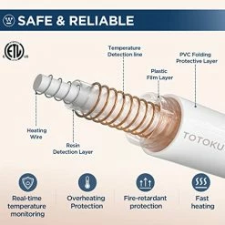 Westinghouse Electric Blanket Heated Blanket | 10 Heating Levels & 1 To 12 Hours Heating Time Settings | Flannel To Sherpa Reversible 62x84 Twin Size | Machine Washable, Charcoal -Electric Blankets Sales 2022 51aJDGJTmWL 1