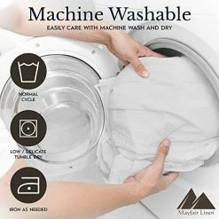 Mayfair Linen Knitted Geometric Herringbone Pattern Handwoven Blanket 100% Long Staple Cotton - Soft & Cozy Thermal All Season Throw For Bed Couch Chair Outdoors (King/Cal King, White) -Electric Blankets Sales 2022 51aQ6LO2sCL