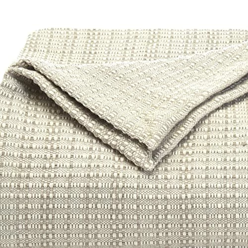 Tommy Bahama - Queen Blanket, Soft Cotton Bedding, Medium Weight & All Season Home Decor (Bamboo Woven Natural, Queen) 4 Tommy Bahama - Queen Blanket, Soft Cotton Bedding, Medium Weight & All Season Home Decor (Bamboo Woven Natural, Queen) - Image 2