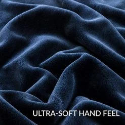 Bedsure Fleece Blanket Queen Size 350GSM - Soft Blankets For Bed All Season,90x90 Inches Navy Blue 19 Bedsure Fleece Blanket Queen Size 350GSM - Soft Blankets For Bed All Season,90x90 Inches Navy Blue -Electric Blankets Sales 2022 51b8RfbEfuL
