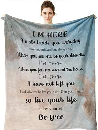 Yamco Bereavement Gifts Blanket - In Memory Of Loved One Gifts - Sympathy Gift For Loss Of Mother- Memorial Gifts 60"x 50" - Memorial Gifts For Loss Of Father - Dog Memorial Gifts - Remembrance Gifts Color 1 10 Yamco Bereavement Gifts Blanket - In Memory Of Loved One Gifts - Sympathy Gift For Loss Of Mother- Memorial Gifts 60"x 50" - Memorial Gifts For Loss Of Father - Dog Memorial Gifts - Remembrance Gifts Color 1 - Image 8