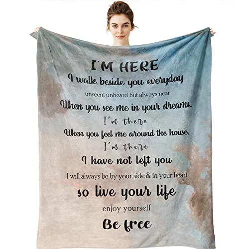 Yamco Bereavement Gifts Blanket - In Memory Of Loved One Gifts - Sympathy Gift For Loss Of Mother- Memorial Gifts 60"x 50" - Memorial Gifts For Loss Of Father - Dog Memorial Gifts - Remembrance Gifts Color 1 3 Yamco Bereavement Gifts Blanket - In Memory Of Loved One Gifts - Sympathy Gift For Loss Of Mother- Memorial Gifts 60"x 50" - Memorial Gifts For Loss Of Father - Dog Memorial Gifts - Remembrance Gifts Color 1