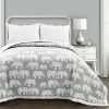 Lush Decor Elephant Parade Sherpa Blanket/Coverlet, Twin, Soft Gray -Electric Blankets Sales 2022 51bJ3AXOsOL