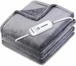 Eopecles Heated Blanket Electric Blanket Full Size, Reversible Flannel 72" X 84" For Full Bed, With 8 Hour Auto Off & 3 Heating Levels, Fast Heating Blanket-ETL Certification, Machine Washable,Green -Electric Blankets Sales 2022 51bKEuQvhnL. AC 1