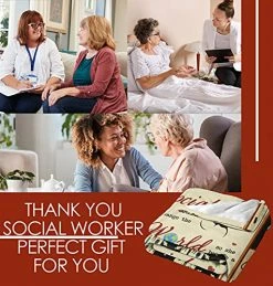 Joyloce Social Worker Practitioner Blanket Birthday Gift 60"x50" For Women - Lightweight Soft Warm Cozy Fuzzy Throws Blankets For Home Bedroom Sofa Couch Decor With Beautiful Print -Electric Blankets Sales 2022 51bPUoXGulL