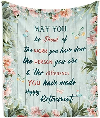 Mubpean Retirement Gifts For Men - Retirement Blanket - Funny Retirement Gifts For Party Decorations - Happy Retirement Gifts Blanket For Dad Grandpa Husband Brother Social Worker Teacher 60"x 50" 9 Mubpean Retirement Gifts For Men - Retirement Blanket - Funny Retirement Gifts For Party Decorations - Happy Retirement Gifts Blanket For Dad Grandpa Husband Brother Social Worker Teacher 60"x 50" - Image 7