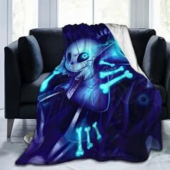 Qwrgh Flannel Blanket Air Conditioning Blanket Warm Blanket 3D Printing Role Playing Game Blanket 4-80"x60"