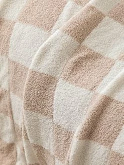 REPRECONF Ultra Soft Cozy Buffalo Checkerboard Grid Fluffy Microfiber Knitted Bed Blanket Super Soft Cozy Lightweight Fleece Checkered Bed Blanket For Sofa Couch Bed Travel Cream Twin Size 60"X80" -Electric Blankets Sales 2022 51cDbmGfCFL