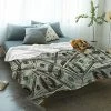 Advancey 100 Dollar Bill Money Pattern Flannel Fleece Throw Blanket Lightweight Cozy Bed Sofa Blankets Super Soft Fabric,39x49 Inch -Electric Blankets Sales 2022 51cMcWckU7L