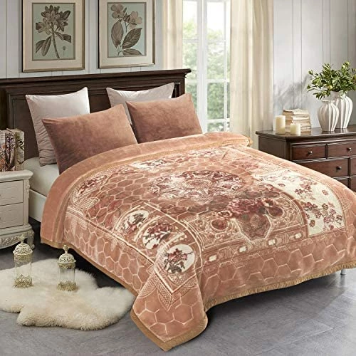 JML Fleece Blanket, Plush Blanket King Size 85" X 93", 10 Pounds Heavy Korean Style Mink Blanket - Silky Soft And Warm, 2 Ply A&B Printed Raschel Bed Blanket, Grey Green Rose Printed Pattern - Grey Green Rose 14 JML Fleece Blanket, Plush Blanket King Size 85" X 93", 10 Pounds Heavy Korean Style Mink Blanket - Silky Soft And Warm, 2 Ply A&B Printed Raschel Bed Blanket, Grey Green Rose Printed Pattern - Grey Green Rose - Image 12