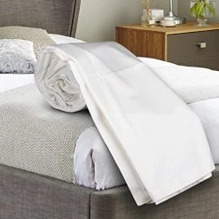 Urban Villa Cotton Thermal Blanket Made From 100% Soft Premium Cotton, Plain Weave, White, Twin 66"x 90", Perfect For Layering In Bed, LINT Free -Electric Blankets Sales 2022 51cP7r4aOtL