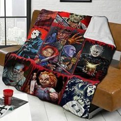 KASUMIORI Horror Movie Characters Ultra-Soft Micro Fleece Blanket Perfect For Couch Sofa Bed Holiday Decoration,Halloween, Christmas Gift50 X40 -Electric Blankets Sales 2022 51cb5SmyU2L. AC
