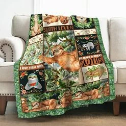 Levens Sloth Blanket Soft Blanket For Bed Couch Sofa Lightweight Travelling Camping Throw For Kids Adults 50"x60" Sloth9 25 Levens Sloth Blanket Soft Blanket For Bed Couch Sofa Lightweight Travelling Camping Throw For Kids Adults 50"x60" Sloth9 -Electric Blankets Sales 2022 51cvGnLSjL. AC