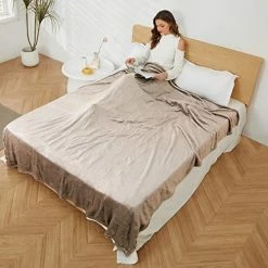 McJaw Electric Blanket Heated Full Size 72"x84" Oversized Flannel Heated Blanket, ETL Certification Fast Heating With 4 Heating Levels &10 Hours Auto Off, Machine Washable-Linen Gray 21 McJaw Electric Blanket Heated Full Size 72"x84" Oversized Flannel Heated Blanket, ETL Certification Fast Heating With 4 Heating Levels &10 Hours Auto Off, Machine Washable-Linen Gray -Electric Blankets Sales 2022 51d4FnfDHfL. AC 1