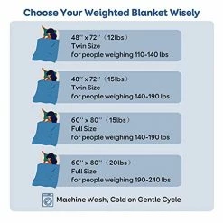 Cottonblue Sherpa Fleece Weighted Blanket 20lbs For Adults, Fluffy Cozy Plush Blanket 20 Pounds, Queen Size Weighted Blanket 60”x80”, Warm And Cozy Hug Blanket For Queen/King Size Bed,Slate Blue -Electric Blankets Sales 2022 51dV0AcGTmS