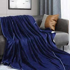 HOMBYS Oversized King 10'x 10' Extra Large Bed Flannel Fluffy Sherpa Fleece Thick Blanket, Soft & Breathable Dark Blue 120x120 In Winter Warm Blanket,Outdoor Giant Blanket For Summer And Picnic Navy Blue 9 HOMBYS Oversized King 10'x 10' Extra Large Bed Flannel Fluffy Sherpa Fleece Thick Blanket, Soft & Breathable Dark Blue 120x120 In Winter Warm Blanket,Outdoor Giant Blanket For Summer And Picnic Navy Blue -Electric Blankets Sales 2022 51dgVmz2BAL